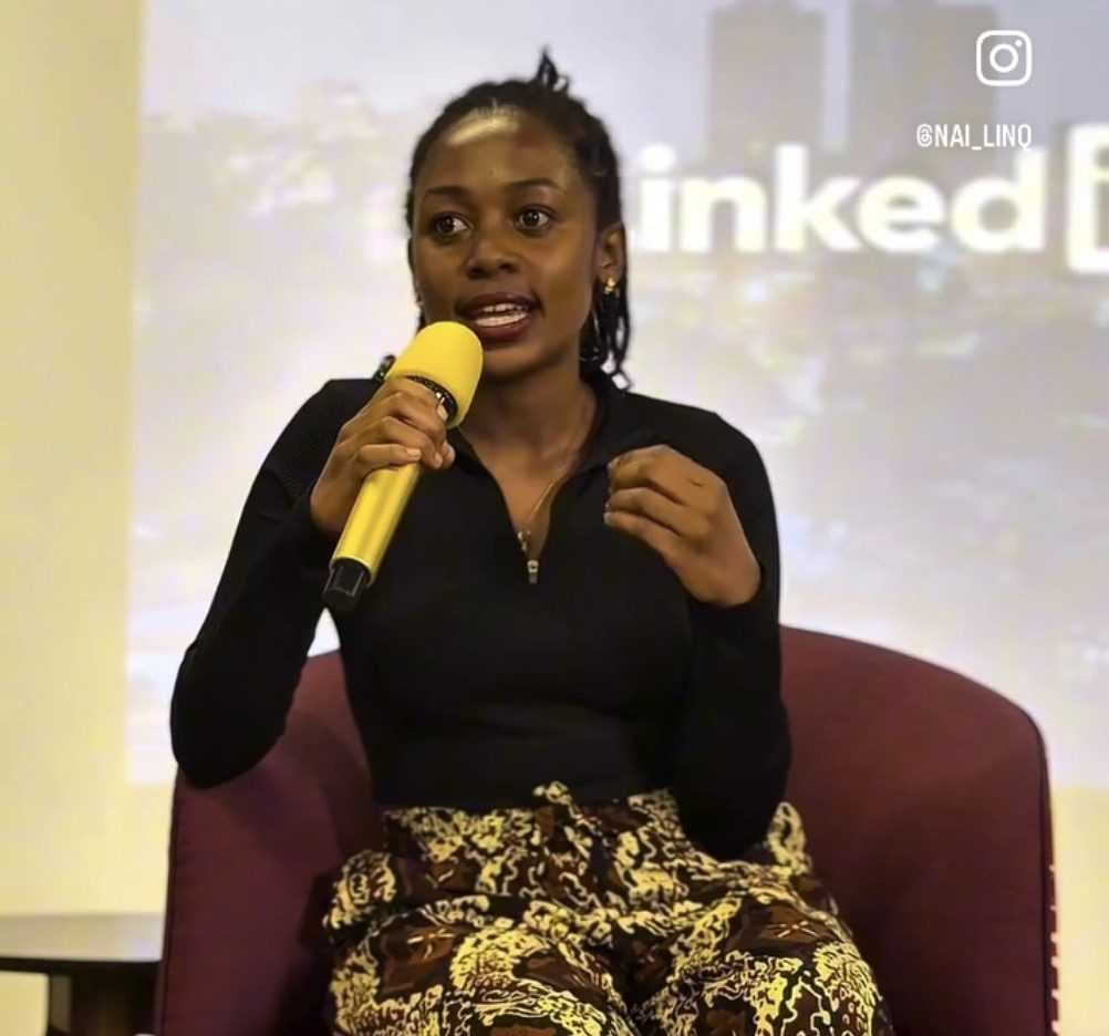 Janet Gathuru speaking, photo 1