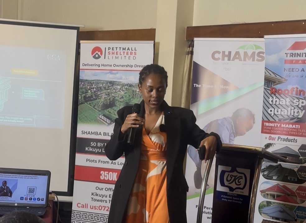 Janet Gathuru speaking, photo 5
